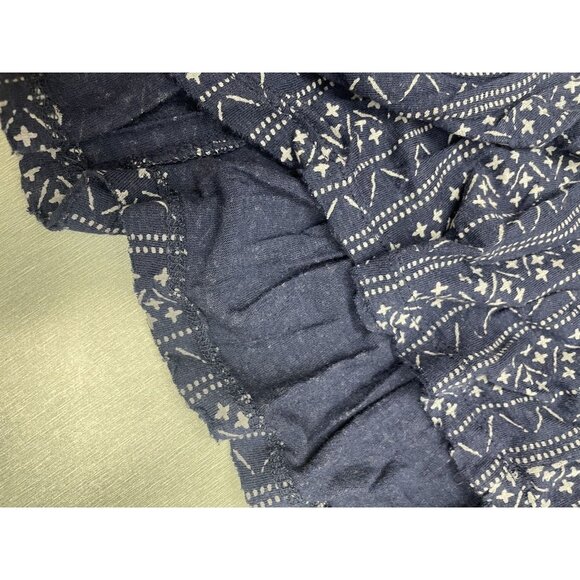 FREE PEOPLE Indigo Tank Mini Dress Blue Boarderline Tunic Size Medium - Picture 15 of 16